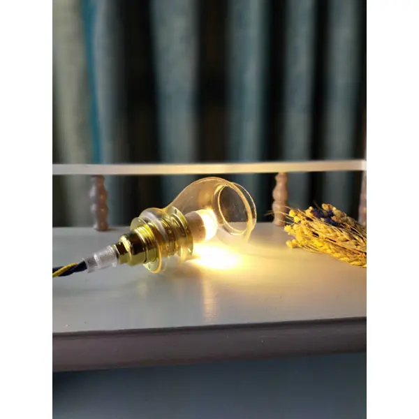 Lampe bulbe verre transparent