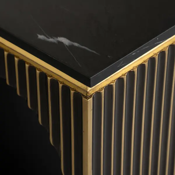 Console Les Arcs en or brossé – Richmond Interiors