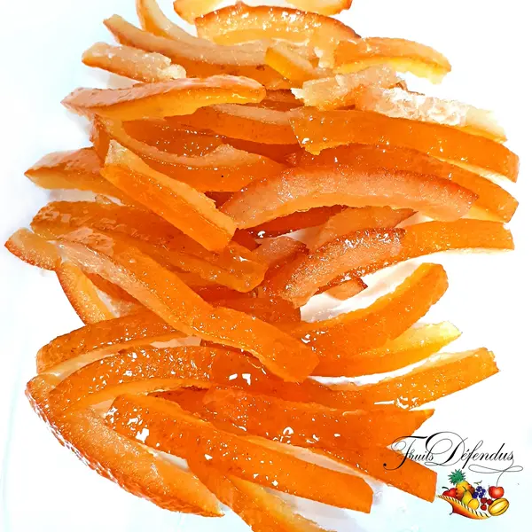 Orangettes Confites au Sucre