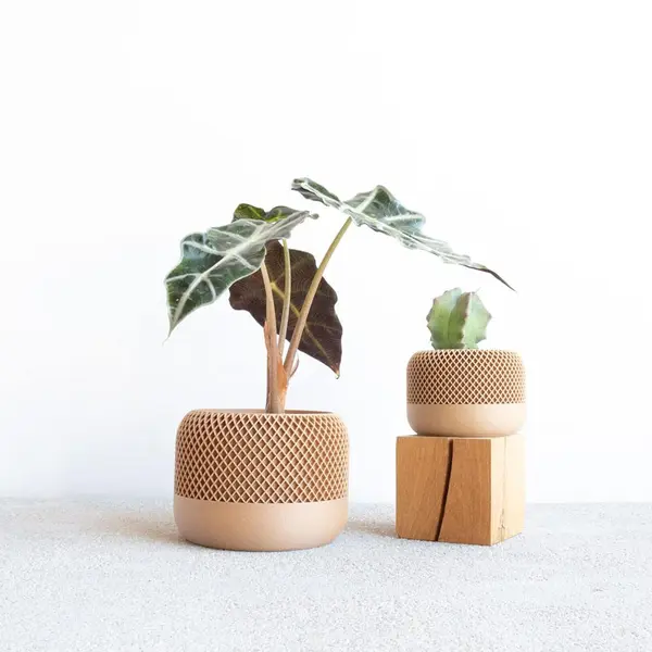 Cache pot éco responsable, APPLE – Impression 3D