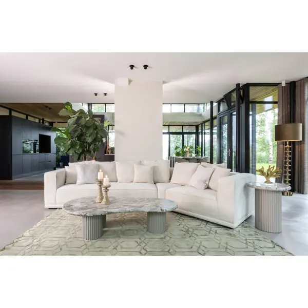 Table basse CORONEL 150 cm marbre Toronto beige – Richmond Interiors